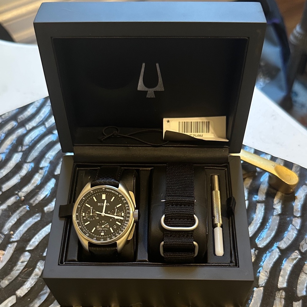Bulova 50th Anniversary Lunar Pilot Quartz Chronograph Watch
